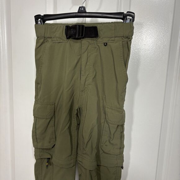 Boy Scouts Of America Switchback Uniform Green Belted Pants Youth XS - Picture 2 of 10